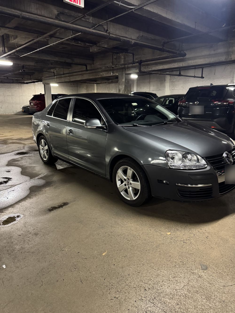 Gray Volkswagen Jetta after a detail